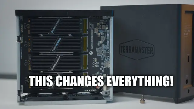Editing Storage: The TerraMaster D4