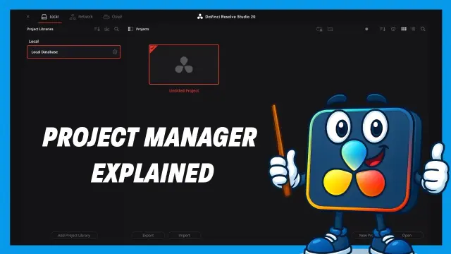 Resolve 20: Project Manager